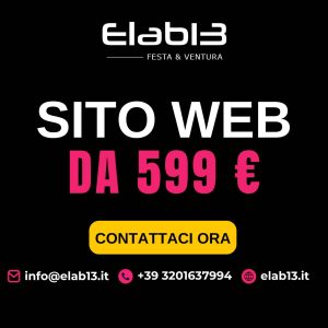 Banner Sito web da 599€ Elab13